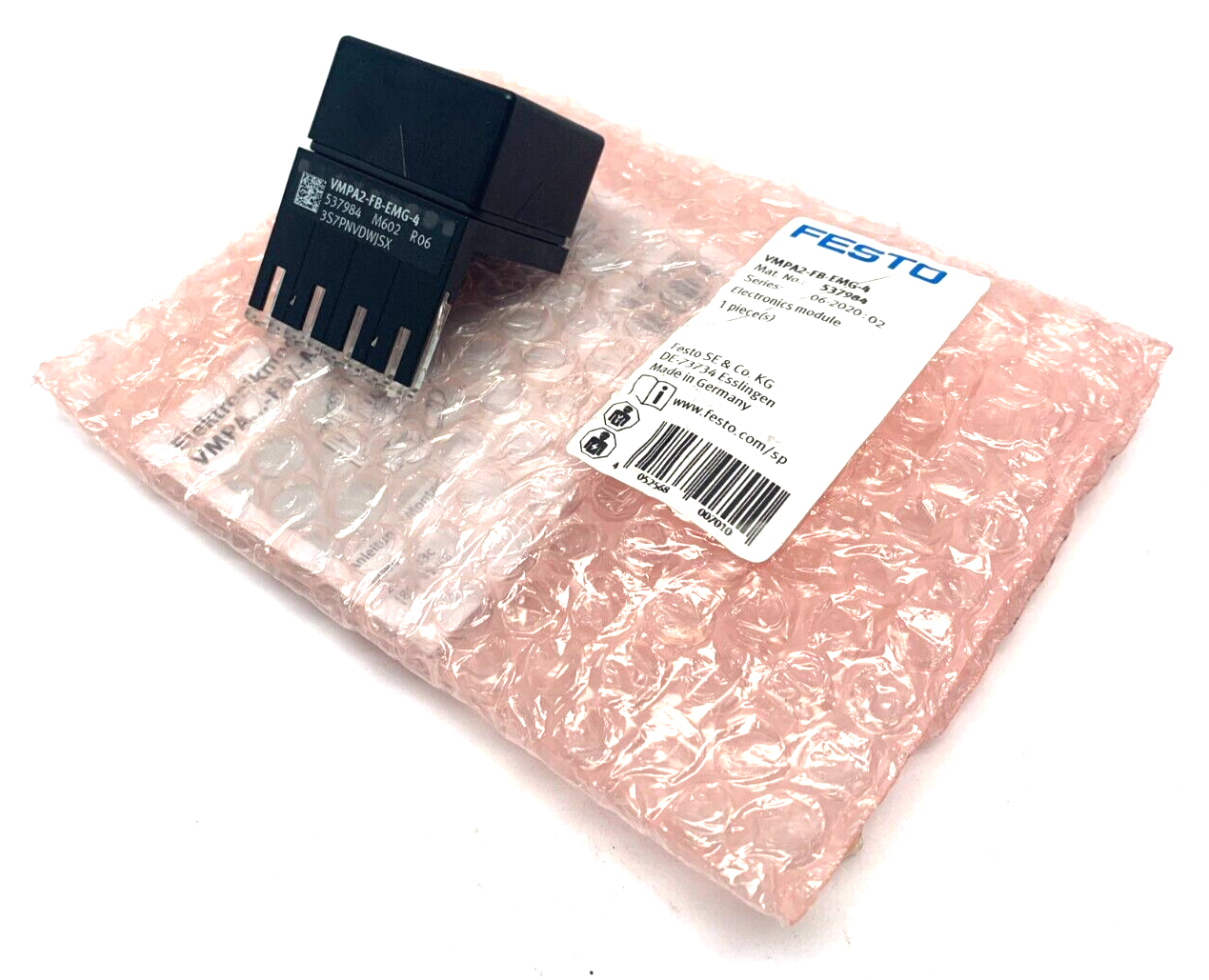 Festo VMPA2-FB-EMG-4 Electronics Module For Valve Manifold 537984 - Maverick Industrial Sales