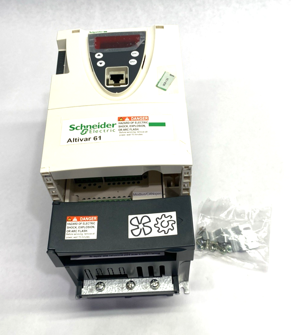 ATV61HU15N4 | Schneider Electric Telemecanique Altivar 61 VFD 1.5kW 2HP 3-Phases - Used - Maverick Industrial Sales