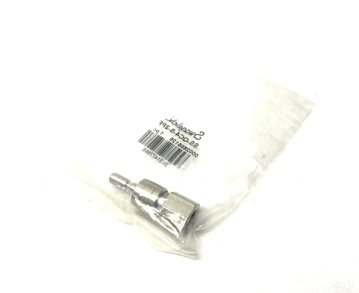Swagelok SS-QC4-S-2PF Stainless Steel Instrument Quick-Connect Stem, 1/8" FNPT - Maverick Industrial Sales