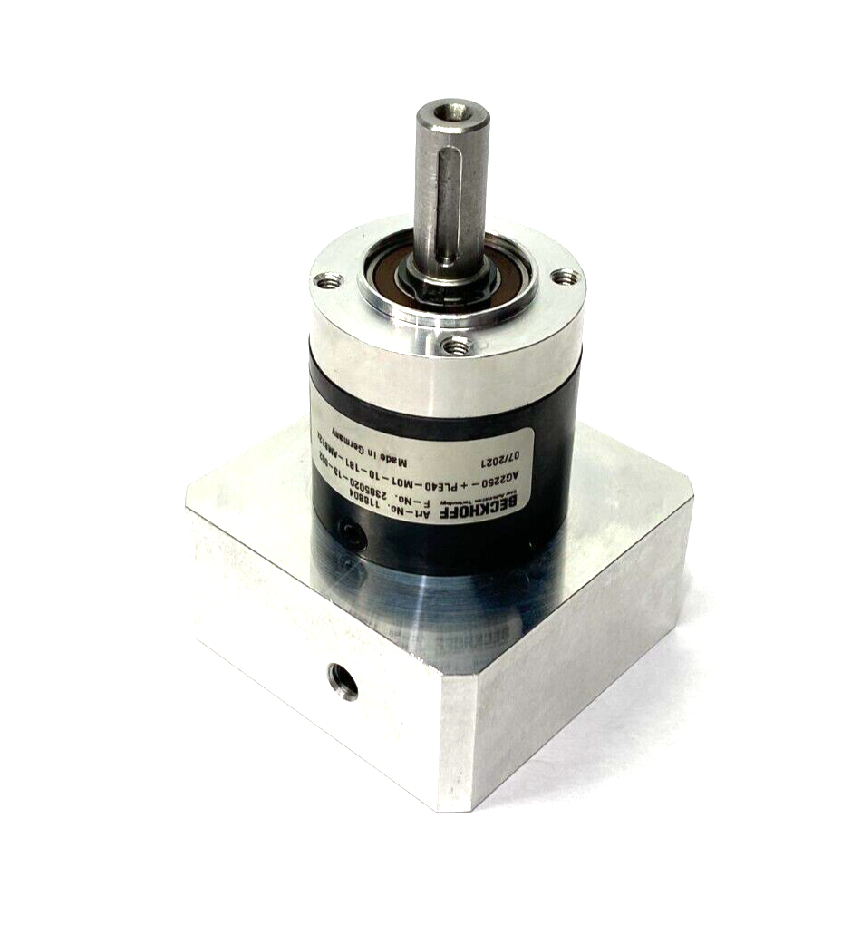AG2250-+PLE40-M01-10-1B1-AM812x, 118804 | Beckhoff AG2250-+PLE40-M01-10-1B1-AM812x Planetary Gear Unit 1-Stage 118804 - Used - Maverick Industrial Sales