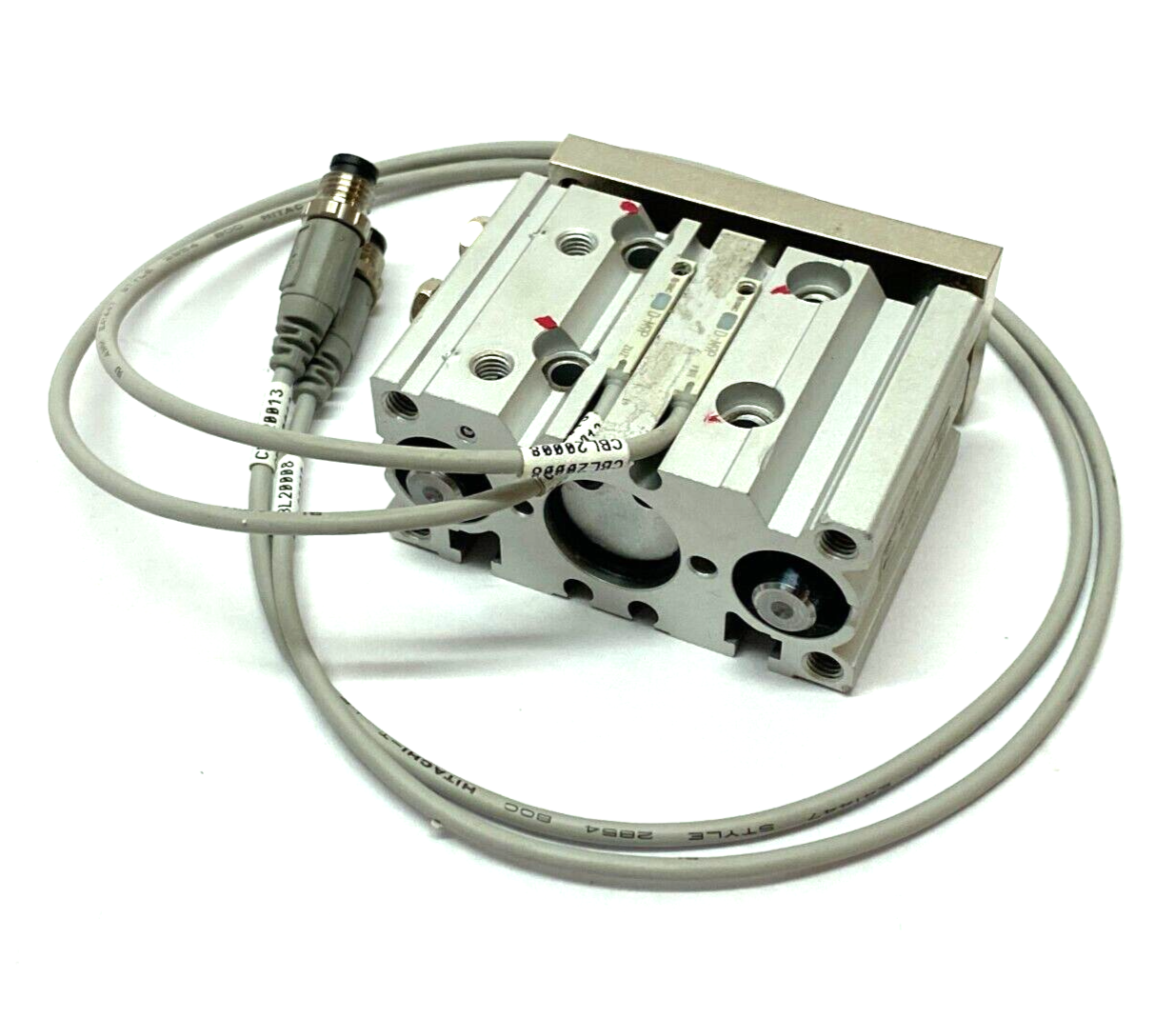 SMC MGPL16-10Z Compact Guided Air Cylinder 1.0MPa Max w/ Auto Switches - Maverick Industrial Sales