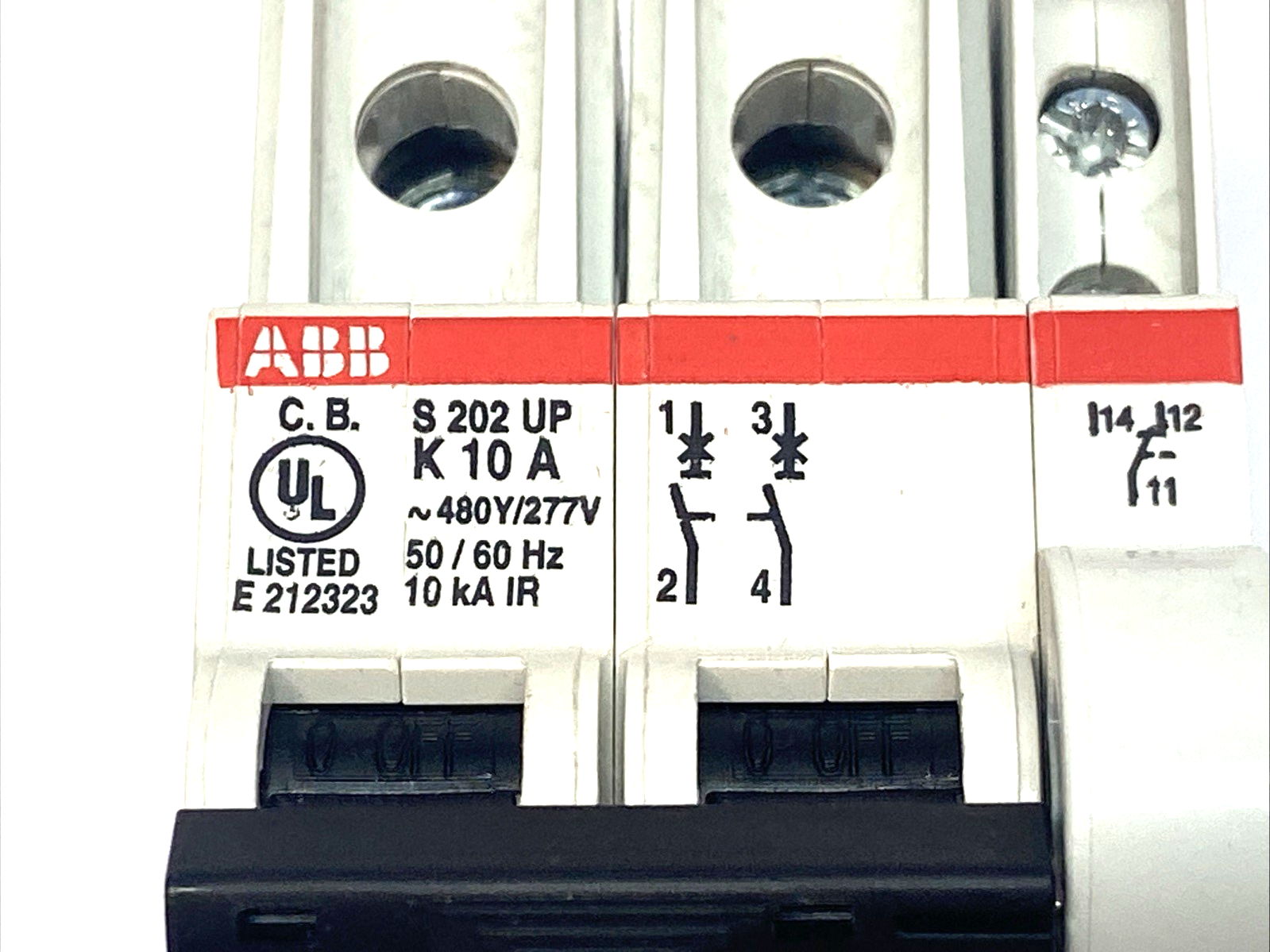 ABB S202UP-K10A Circuit Breaker 2-Pole 480Y/277VAC 50/60HZ 10kA - Maverick Industrial Sales