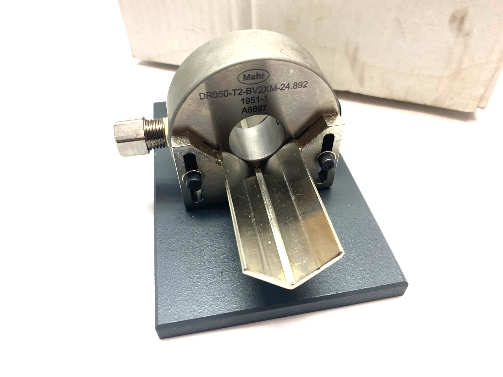 Mahr DR050-T2-BV2XM-24.892 Dimensionair 2-Jet Air Ring Gauge A6897 w/ Base Plate - Maverick Industrial Sales