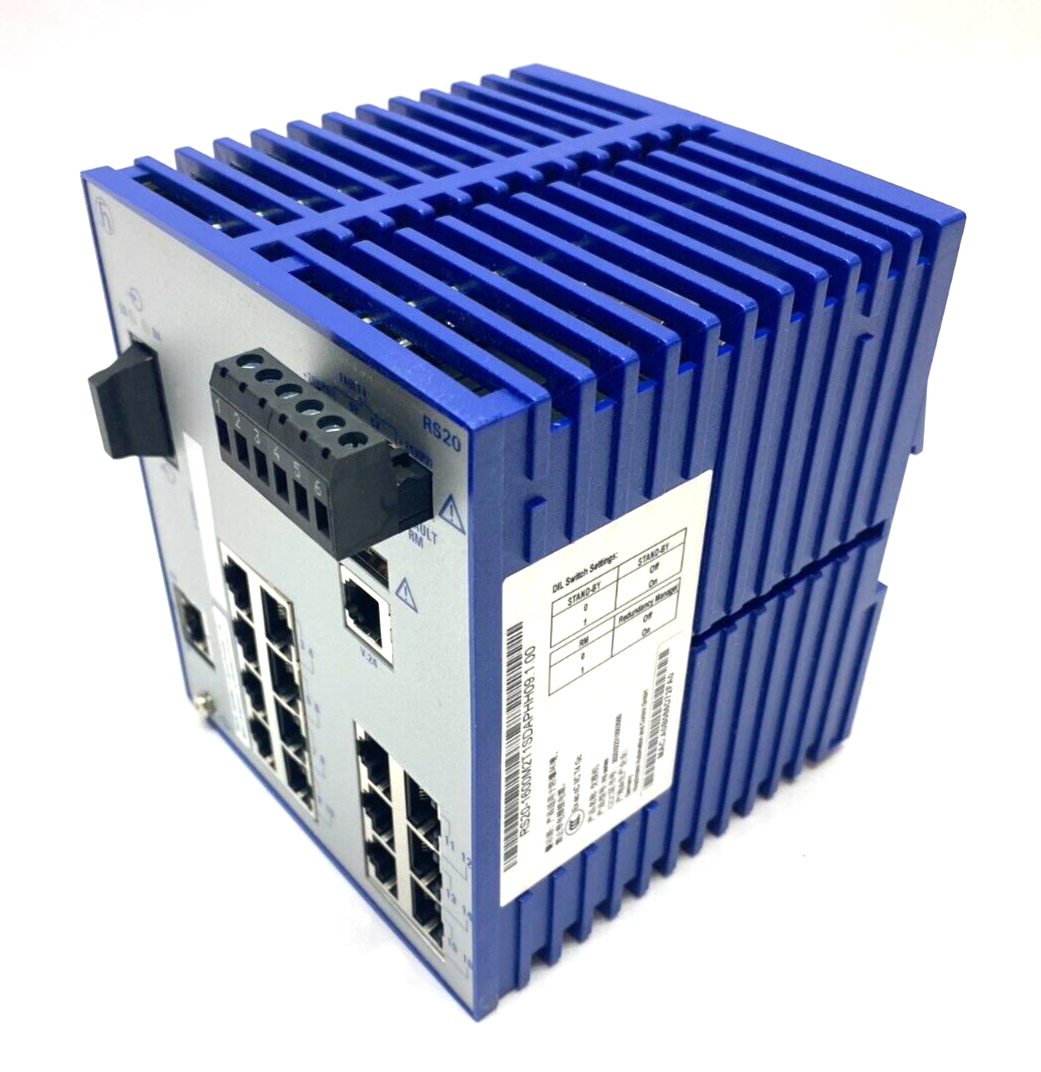Hirschmann RS20-1600M2T1SDAP Managed Ethernet Rail Switch 943434026 - Maverick Industrial Sales