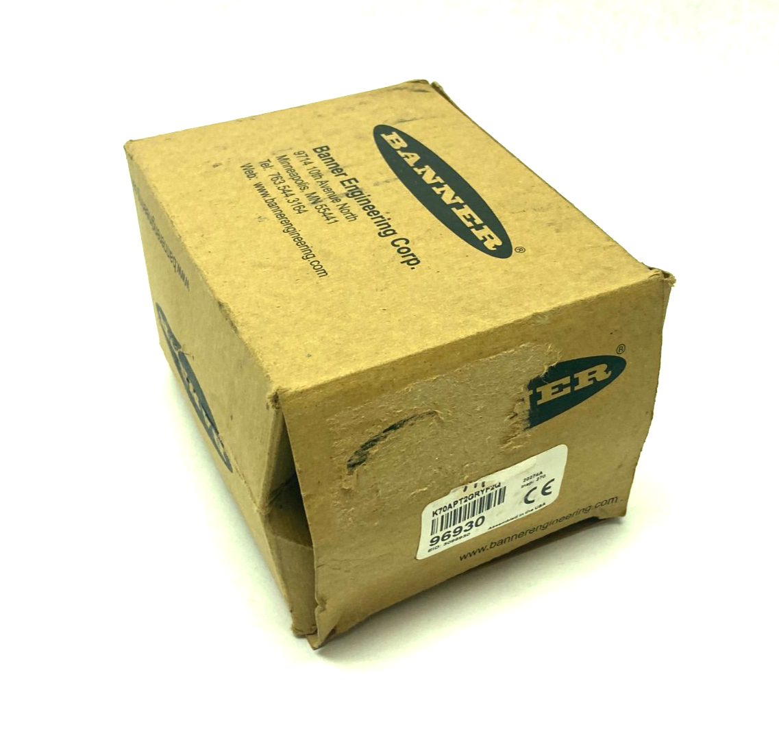 Banner K70APT2GRYF2Q Core Ser. EZ-LIGHT Multipurpose 3-Input Touch Sensor 96930 - Maverick Industrial Sales