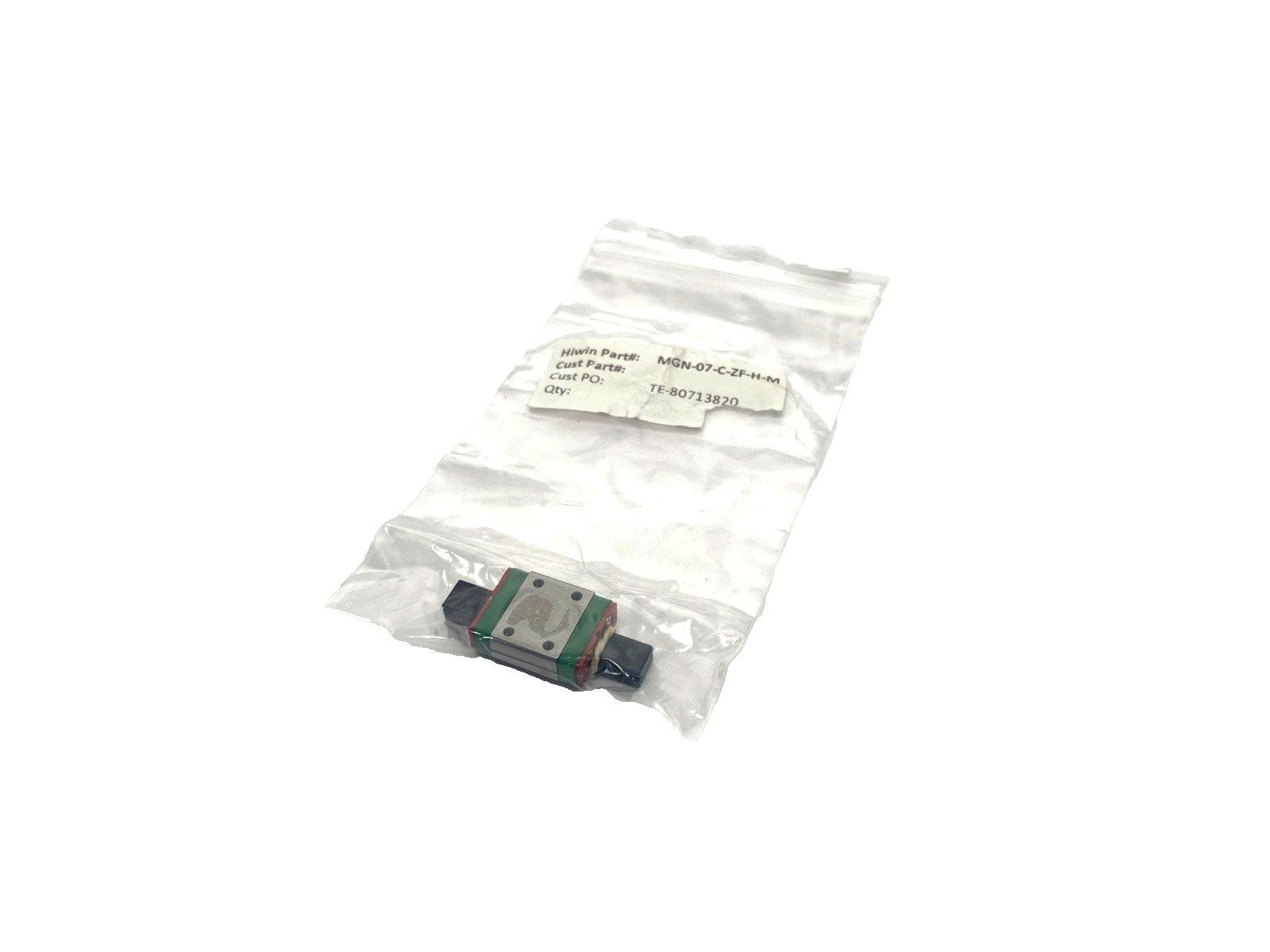HIWIN MGN-07-C-ZF-H-M Miniature Linear Guideway Block, MGN7H - Maverick Industrial Sales