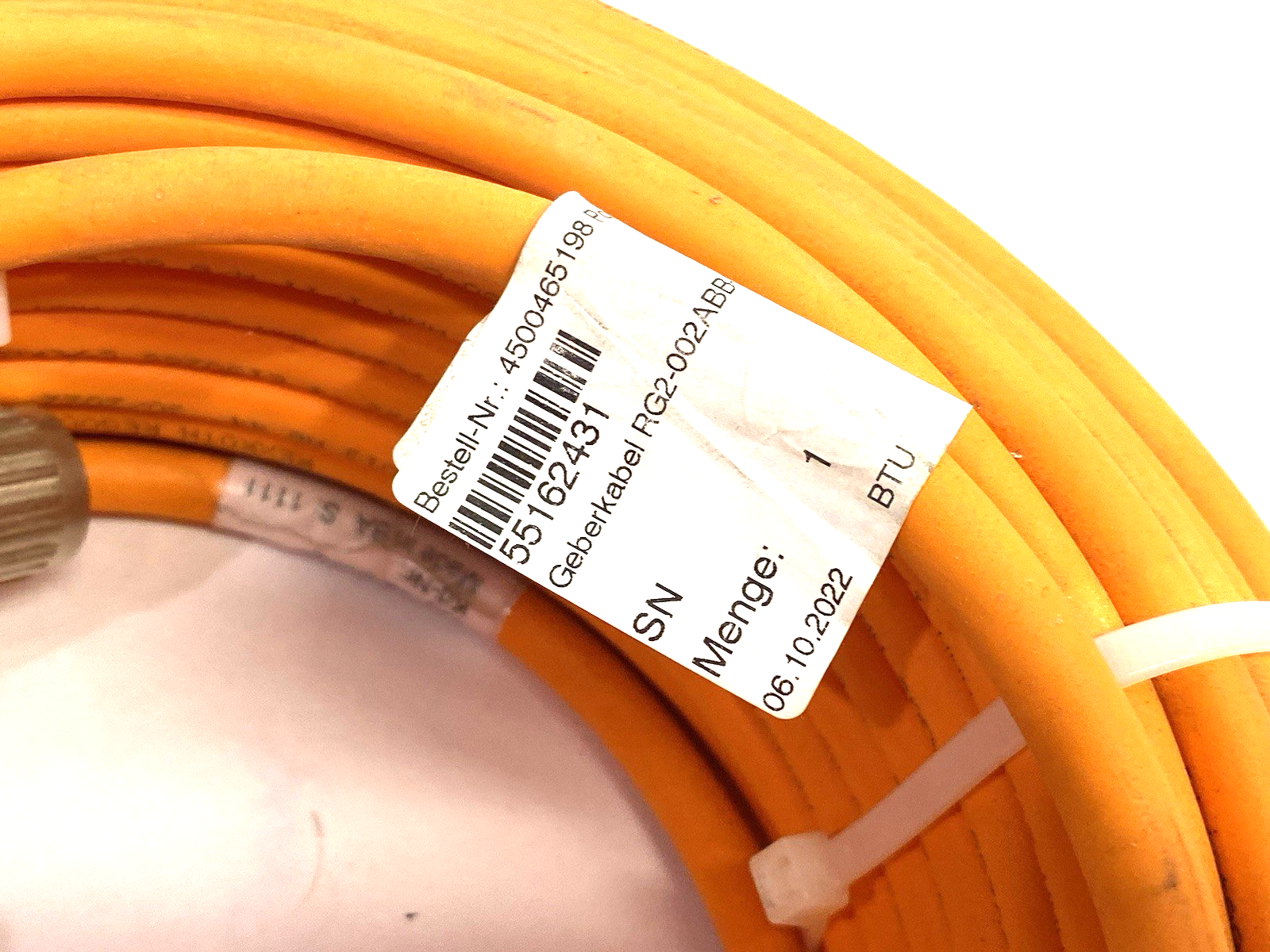 R911372002 | Bosch Rexroth Motor Encoder Power Cable RG2-002ABB-NN-030,0 - New – Open box - Maverick Industrial Sales