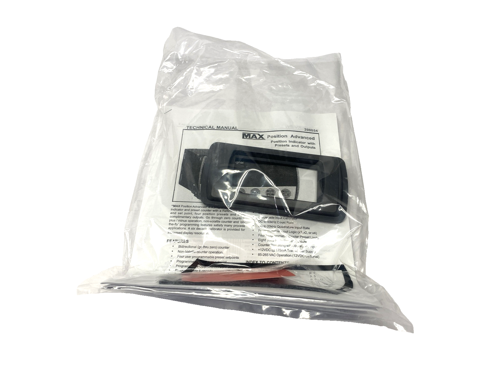 Eagle Signal Danaher CM230161210 MAX Position Series, 8 Solid State, 3 Relay Out - Maverick Industrial Sales