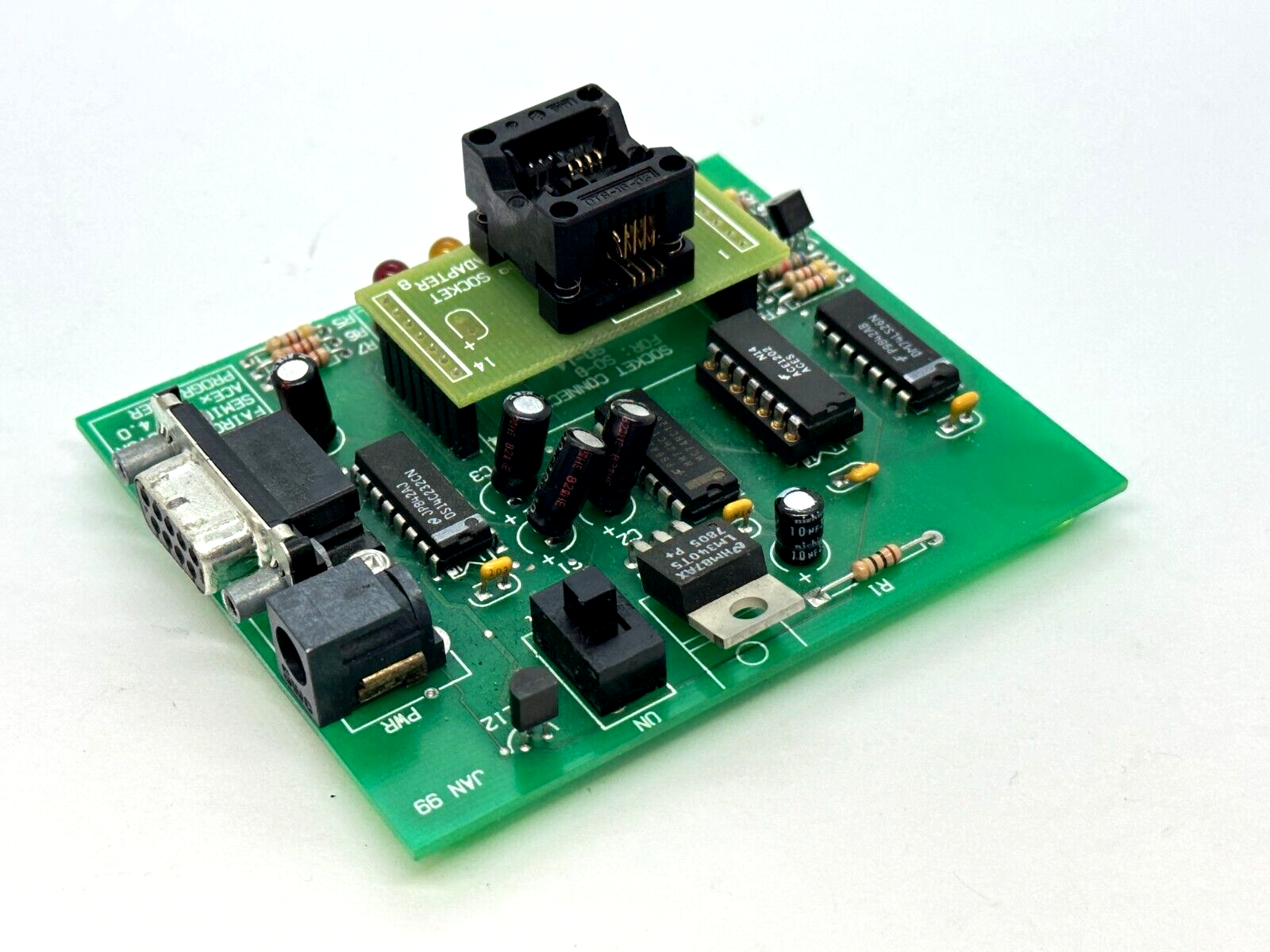 Fairchild Semiconductor ACEx Ver 4.0 Programmer w/ Socket Adapter OTS-16-08 - Used - Maverick Industrial Sales