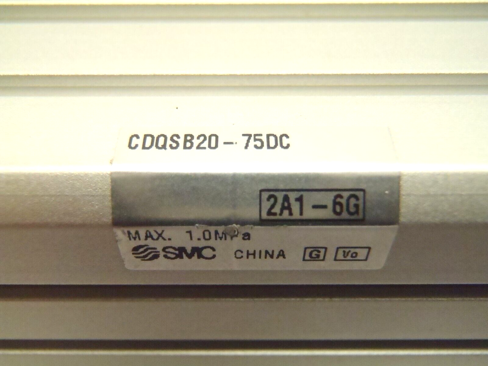 SMC CDQSB20-75DC Compact Cylinder Double Acting Long Stroke - Maverick Industrial Sales