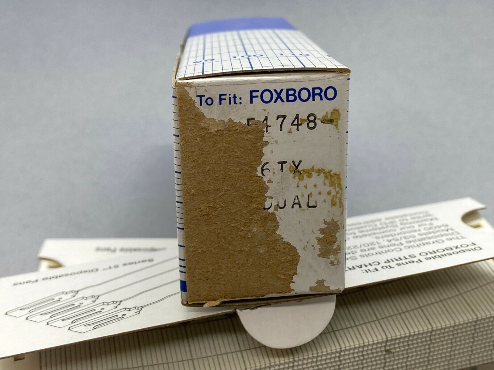 Graphic Controls 54748-6TX Strip Chart Paper for Foxboro 0-1000 Range - Maverick Industrial Sales