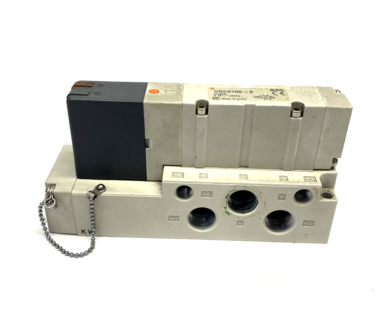 SMC VQC4100-5 Solenoid Valve & Base - Maverick Industrial Sales