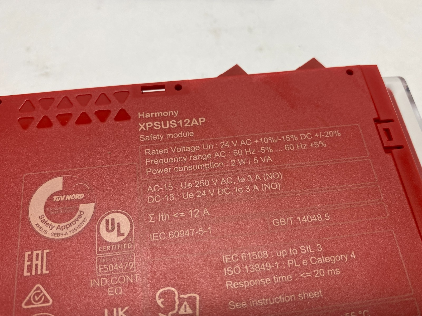 Schneider Electric XPSUS12AP Harmony XPSU Safety Module Cat 4 - Maverick Industrial Sales