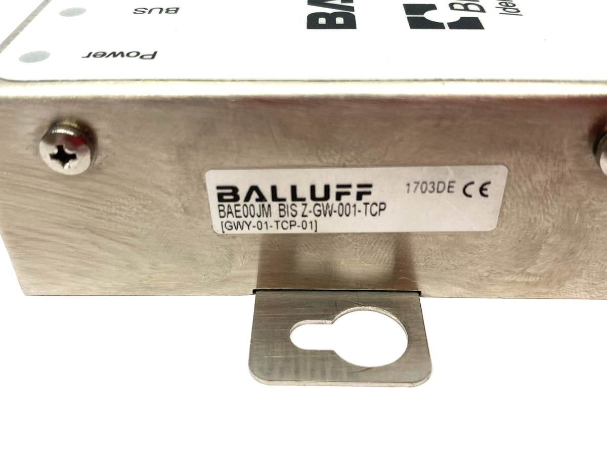 BAE00JM | Balluff Ethernet HF Communication Module (13.56 MHz) BIS Z-GW-001-TCP - Used - Maverick Industrial Sales
