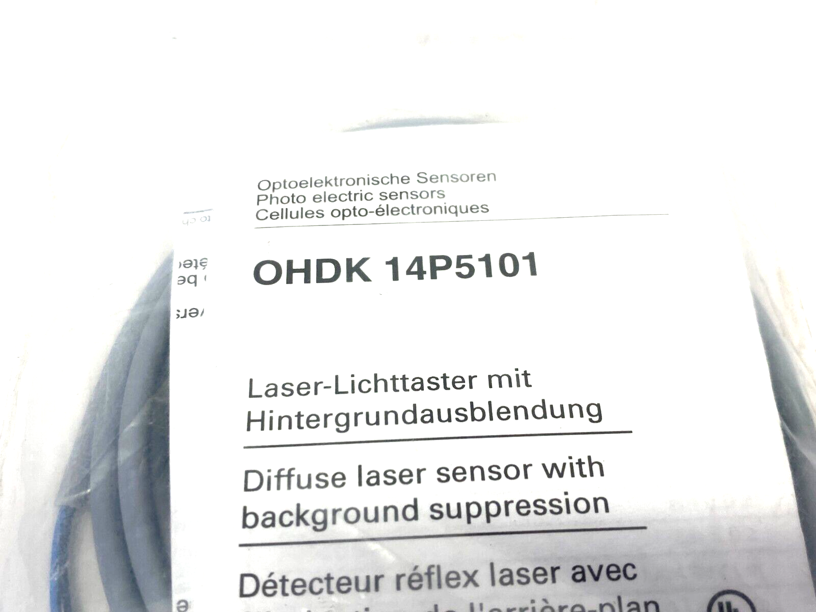 Baumer OHDK 14P5101 Background Suppression Diffuse Sensor 20~350mm 11001255 - Maverick Industrial Sales