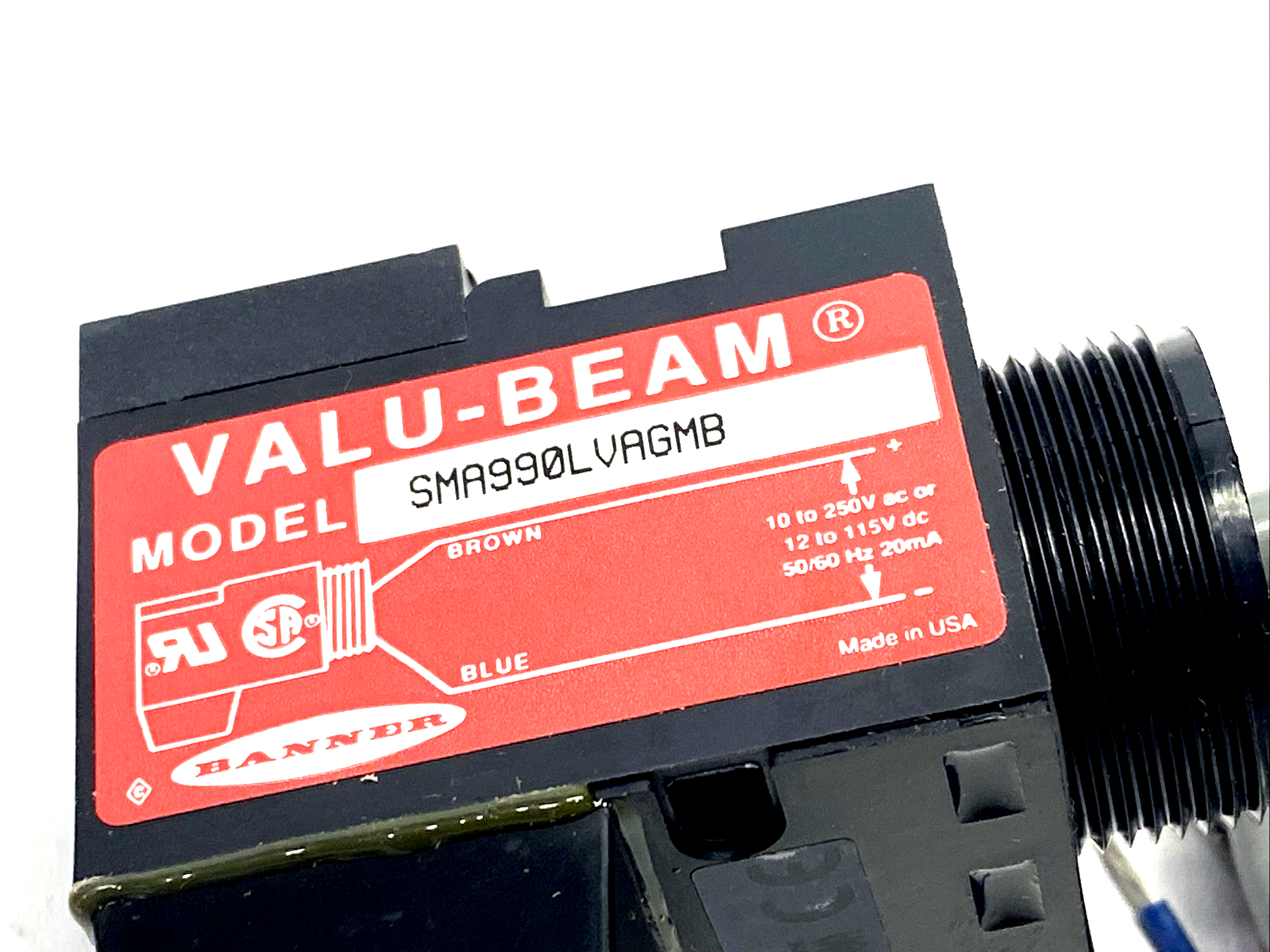 Banner SMA990LVAGMB Scanner w/Counter & Memory Back-Up 26977 - Maverick Industrial Sales