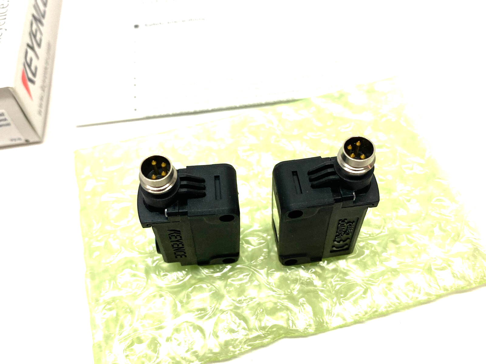 Keyence PZ-G51CP Square Transmissive Thrubeam Sensor Set M8 Connector Type - Maverick Industrial Sales