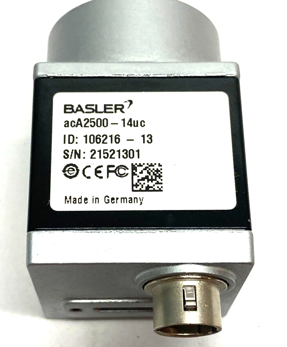 Basler acA2500-14uc Ace Classic USB 3.0 Area Scan Camera 14fps at 5MP 106216-13 - Maverick Industrial Sales