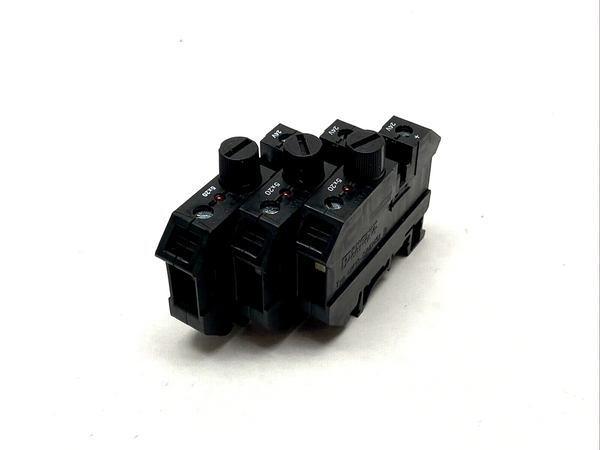 Phoenix Contact UK 10-DREHSI (5X20) Fuse Modular Terminal Block LOT OF 3 - Maverick Industrial Sales