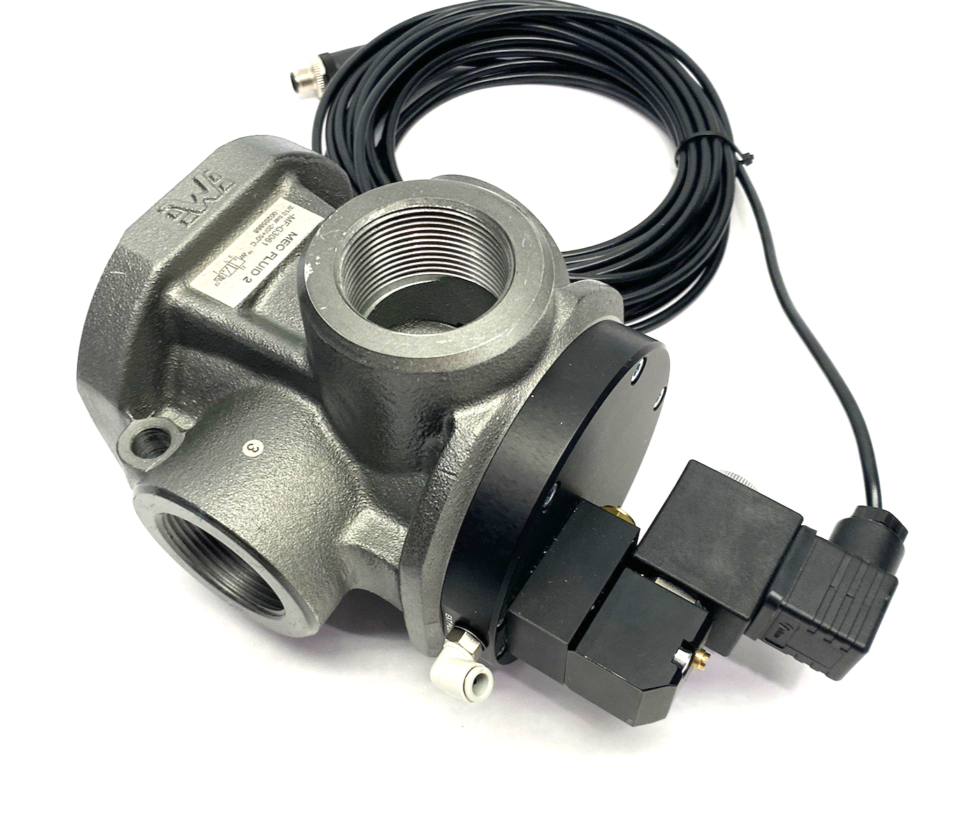 MF-G3061 | MEC Fluid 2 Servo-Assisted Vacuum Valve 3-Way, 1-1/2" Ports, Comp. Air - New Other - Maverick Industrial Sales