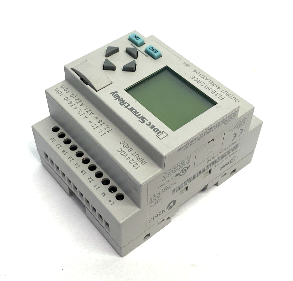 IDEC FL1E-H12RCE SmartRelay Programmable CPU 8xDC Input, 4xRELAY/10A Output - Maverick Industrial Sales