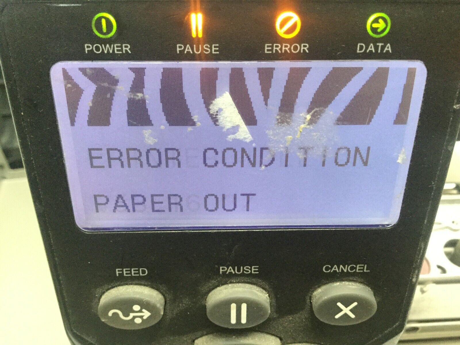 Zebra ZM400-2001-4000T Thermal Label Printer ZM400 - E - For parts or not working - Maverick Industrial Sales