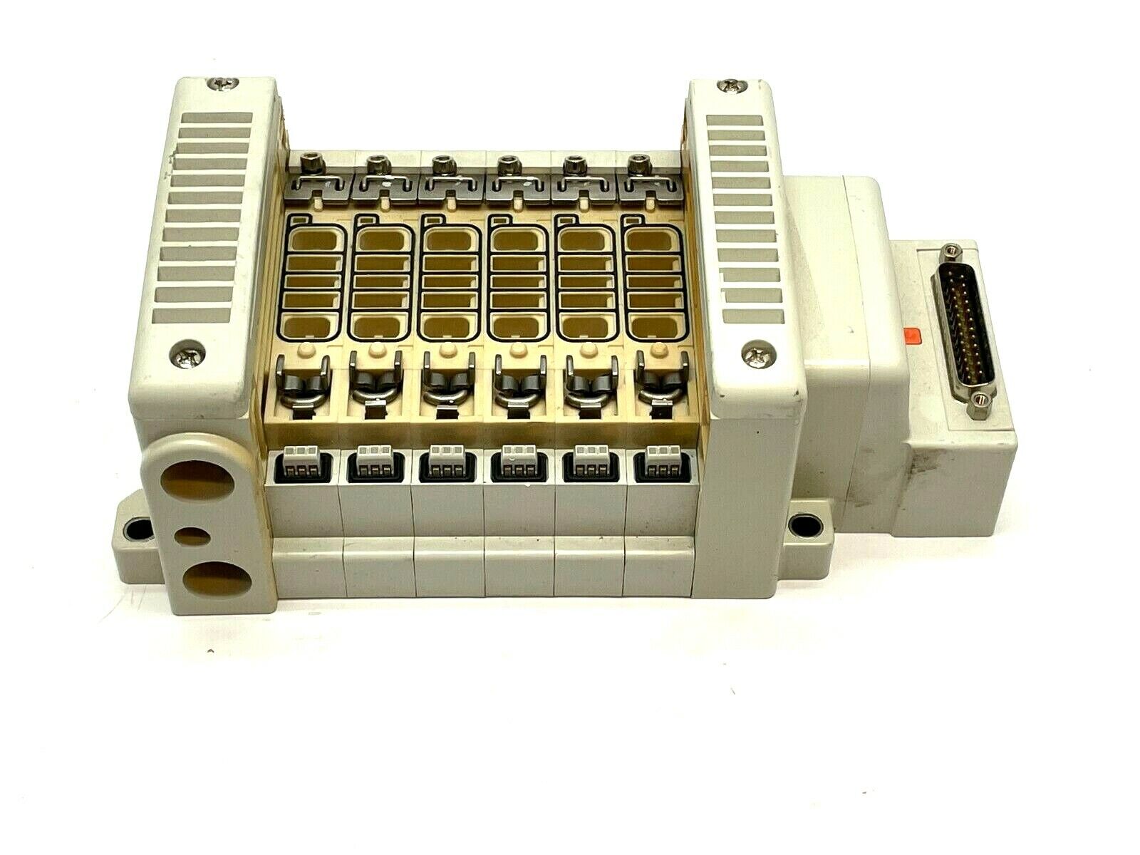 SMC VV5QC21-06N7FD0-S Pneumatic Manifold Base w/ D-Sub Connector - Maverick Industrial Sales