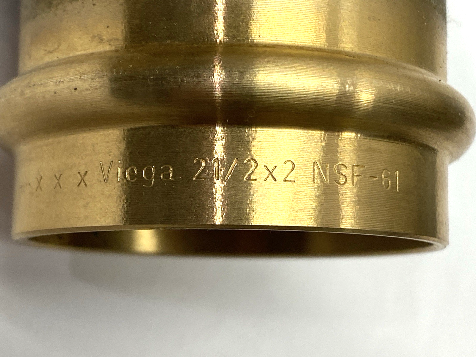 NSF-61 | Viega ProPress Tee Fitting 2-1/2" w/ 2-1/2 x 2" & 2-1/2 x 1-1/2" Reducers - Used - Maverick Industrial Sales