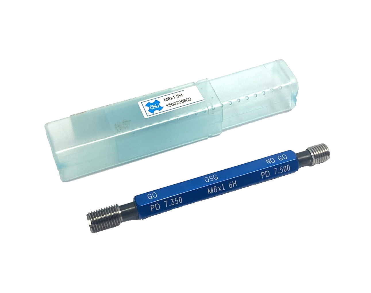 OSG 1500200800 Thread Gage M8 x 1 .00 6H Double End Go/No-Go - Maverick Industrial Sales