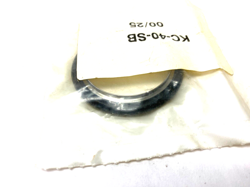 Agilent KC40SB Stainless Steel Buna-N Centering Ring Seal, NW40 - Maverick Industrial Sales