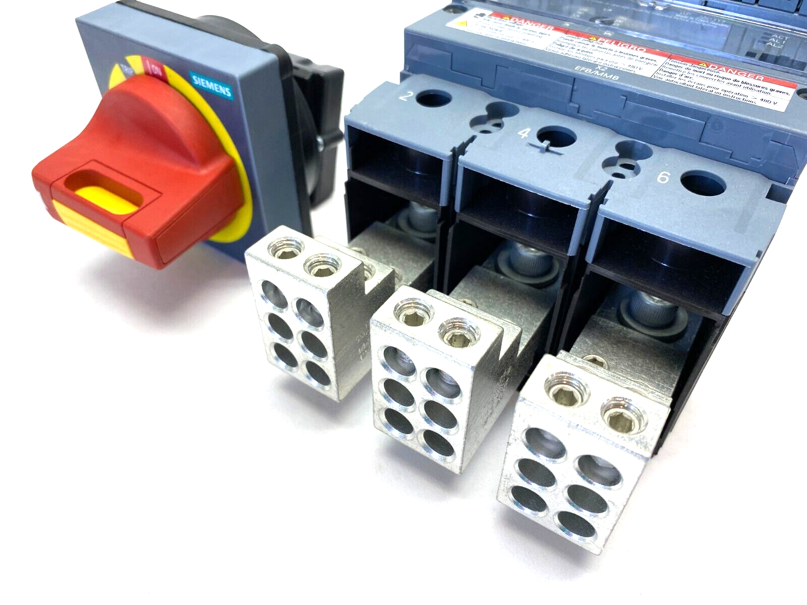 Siemens 3VA6125-1MS31-0AA0 Molded Case Circuit Breaker 3-Pole 3ZW1012-1VA20-0AA0 - Maverick Industrial Sales