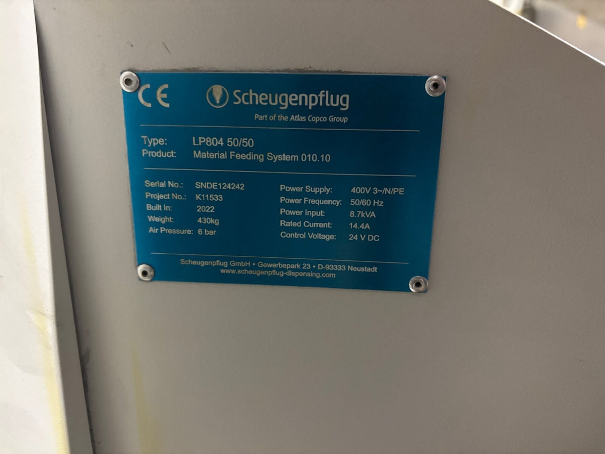 LP804 | Scheugenpflug LiquiPrep 50/50 Material Feeding & Dispensing System - Used - Maverick Industrial Sales
