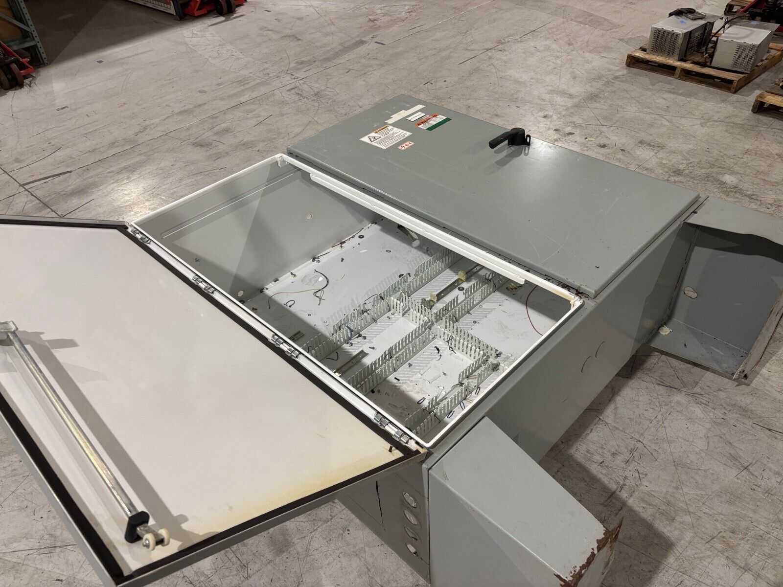 Hoffman A60X6124LPFTC Electrical Panel Enclosure, 60x61x24, Type 12, 2-Door - Maverick Industrial Sales