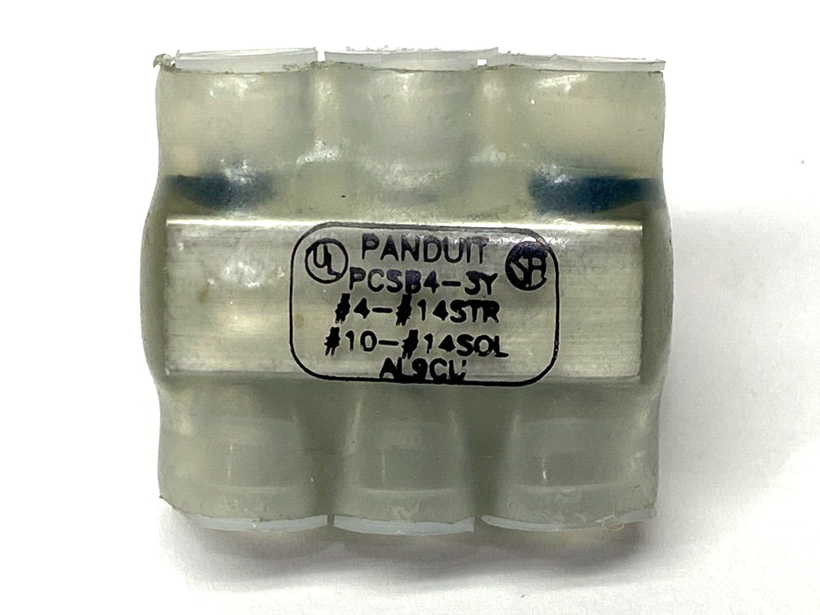 Panduit PCSB4-12S-3Y Multi-Tap Connector Double Sided Clear 12 Port #4-14 - Maverick Industrial Sales