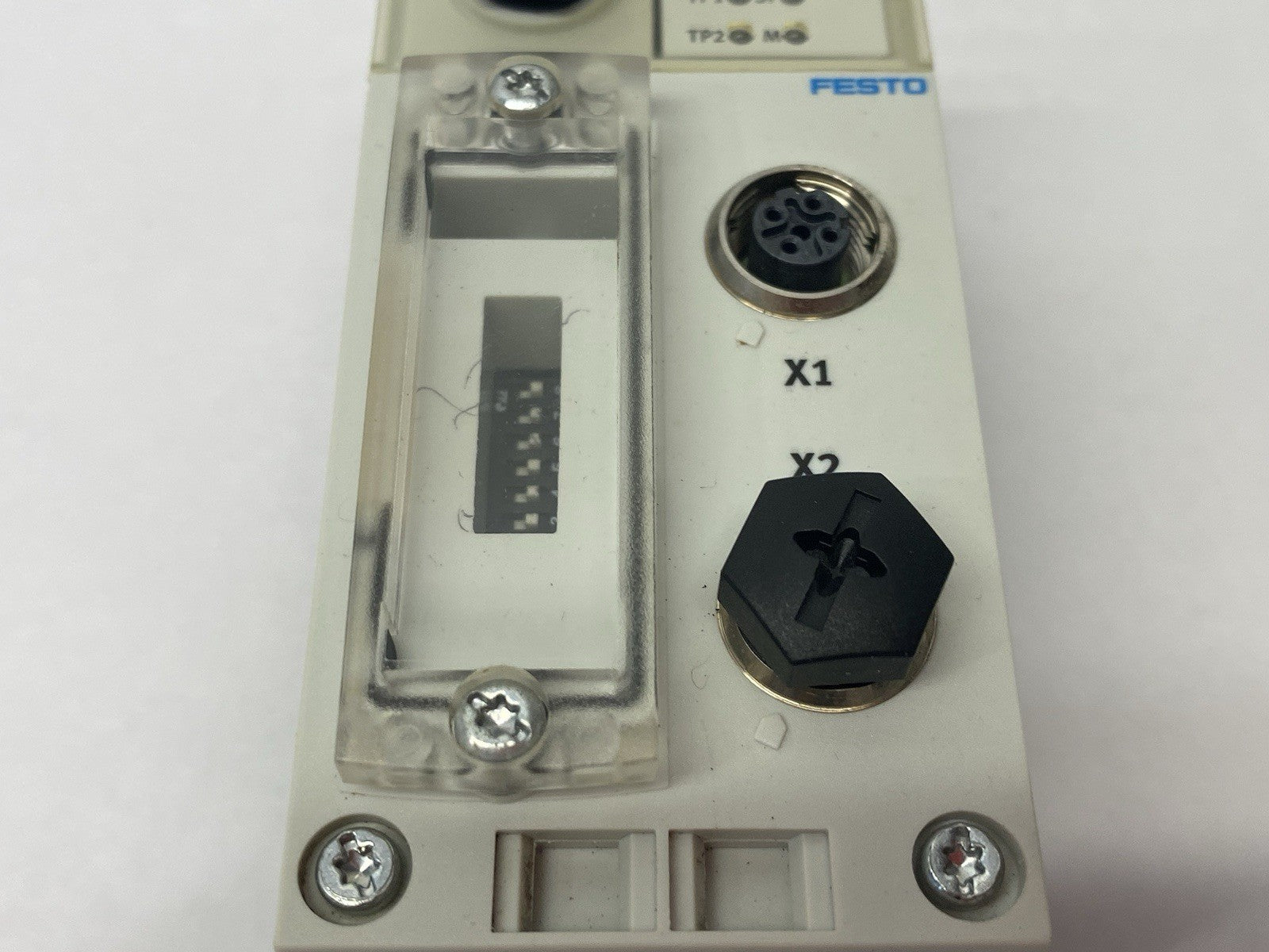 CPX-FB36 | Festo EtherNet/IP Modbus® TCP Node 1912451, CPX-GE-EV-S Interlink Block - Used - Maverick Industrial Sales