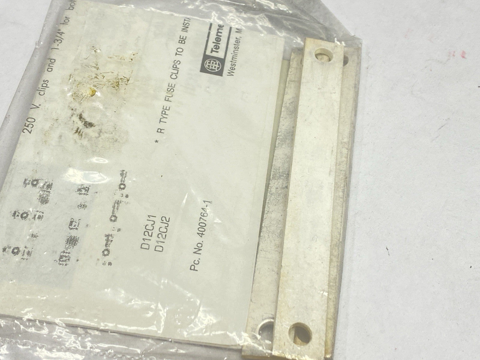 Telemecanique D12C01 Fuse Clip Kit 30A NO SCREWS LOT OF 3 - Maverick Industrial Sales