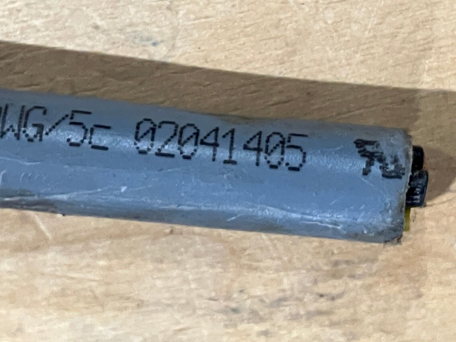 SAB 2041405 Control Cable 14 AWG 5C Gray, PVC, Bare Copper 150' FT - Maverick Industrial Sales