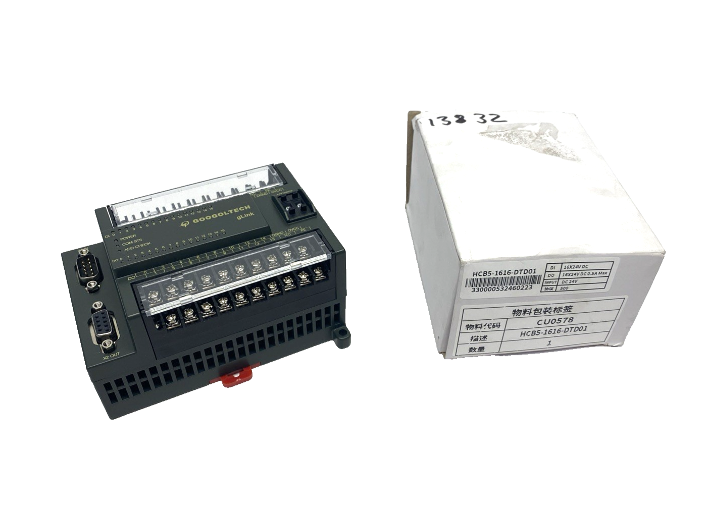 Googoltech HCB5-1616-DTD01 CU0578 gLink Motion Controller Extended I/O Module - Maverick Industrial Sales