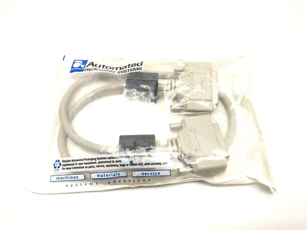 Automated Packaging Systems 595455A1 Rev. C1 25-Pin M-F DB25 L-Com Cable 2.5'