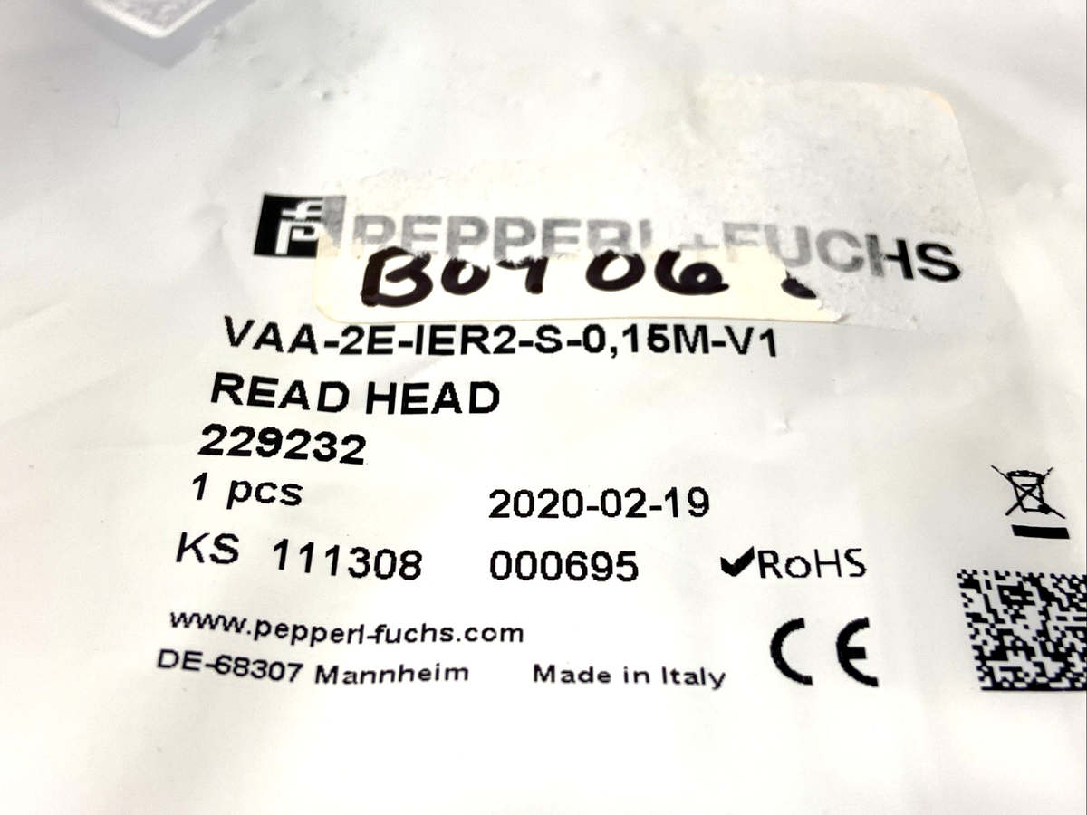 VAA-2E-IER2-S-0,15M-V1 | Pepperl+Fuchs Read Head and Evaluation Unit 229232 - New - Maverick Industrial Sales