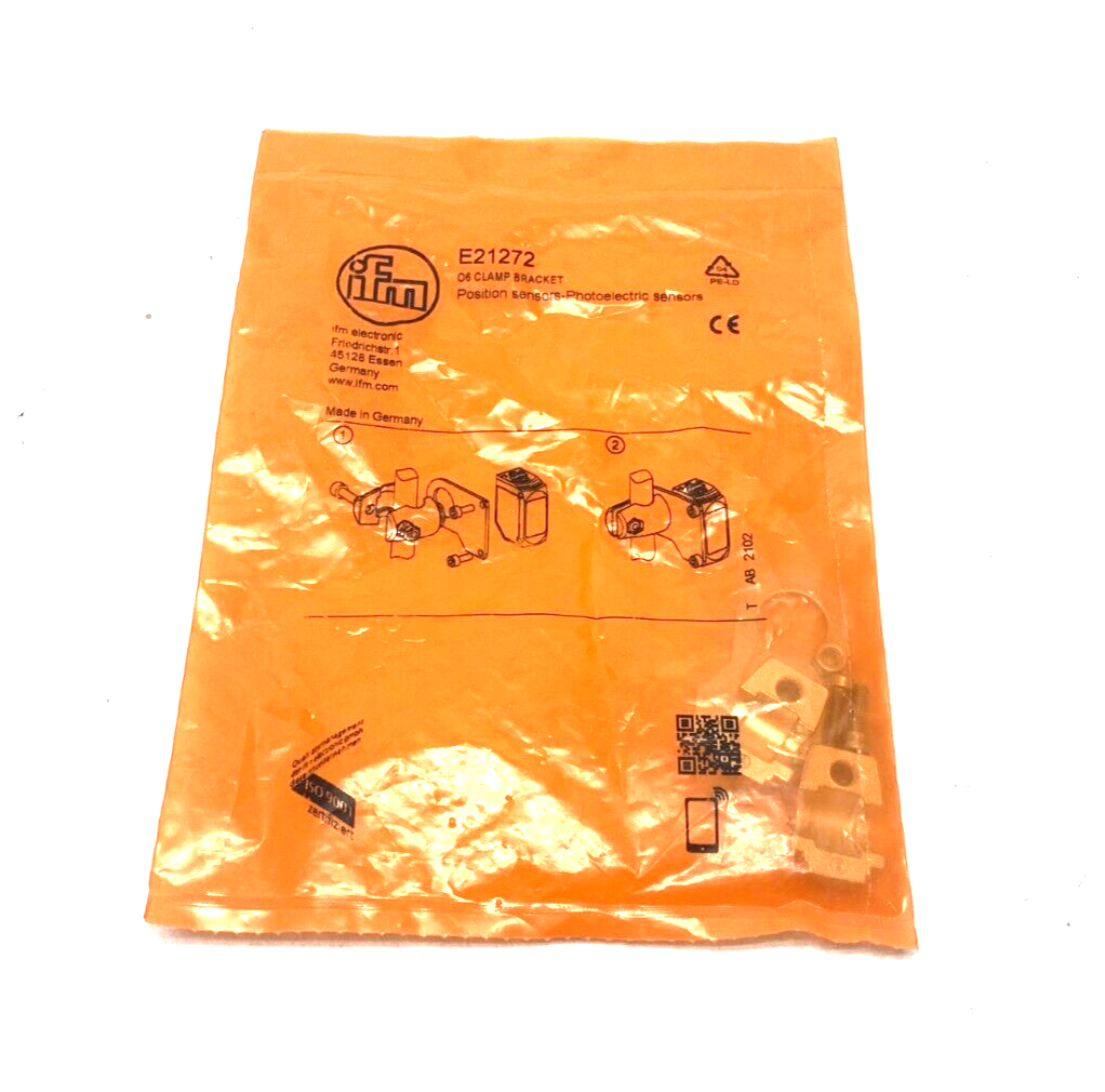 Ifm E21272 O6 Clamp Bracket Mounting Set for Photoelectric Sensors - Maverick Industrial Sales