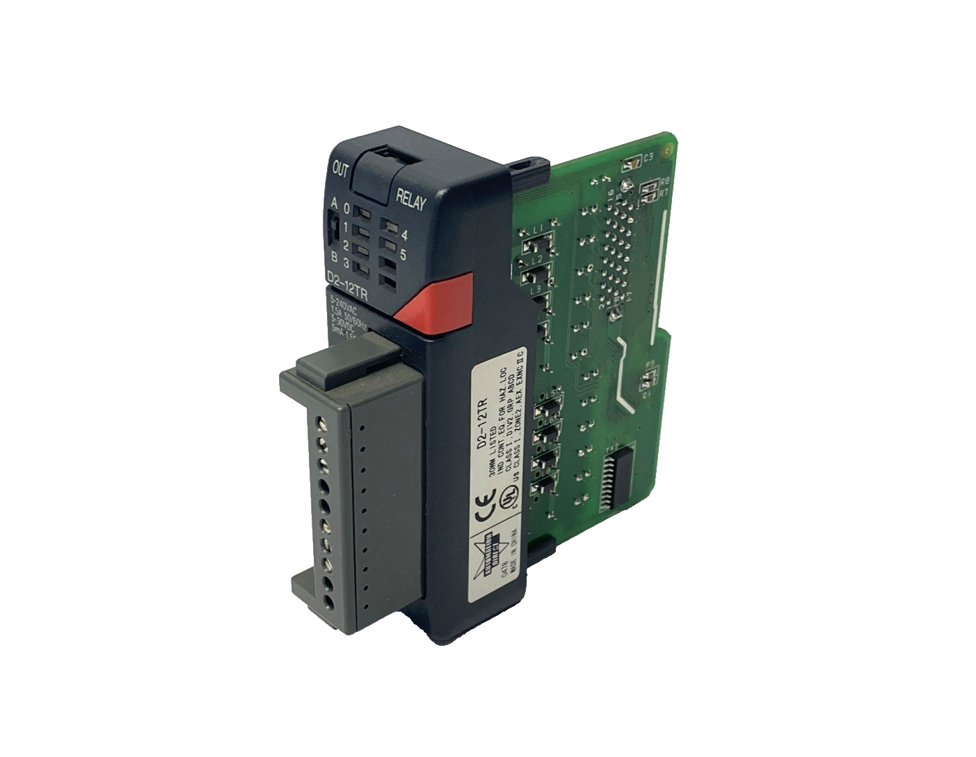 D2-12TR | Automation Direct DirectLOGIC DL205 Relay Output Module, 12 Pt. - Used - Maverick Industrial Sales