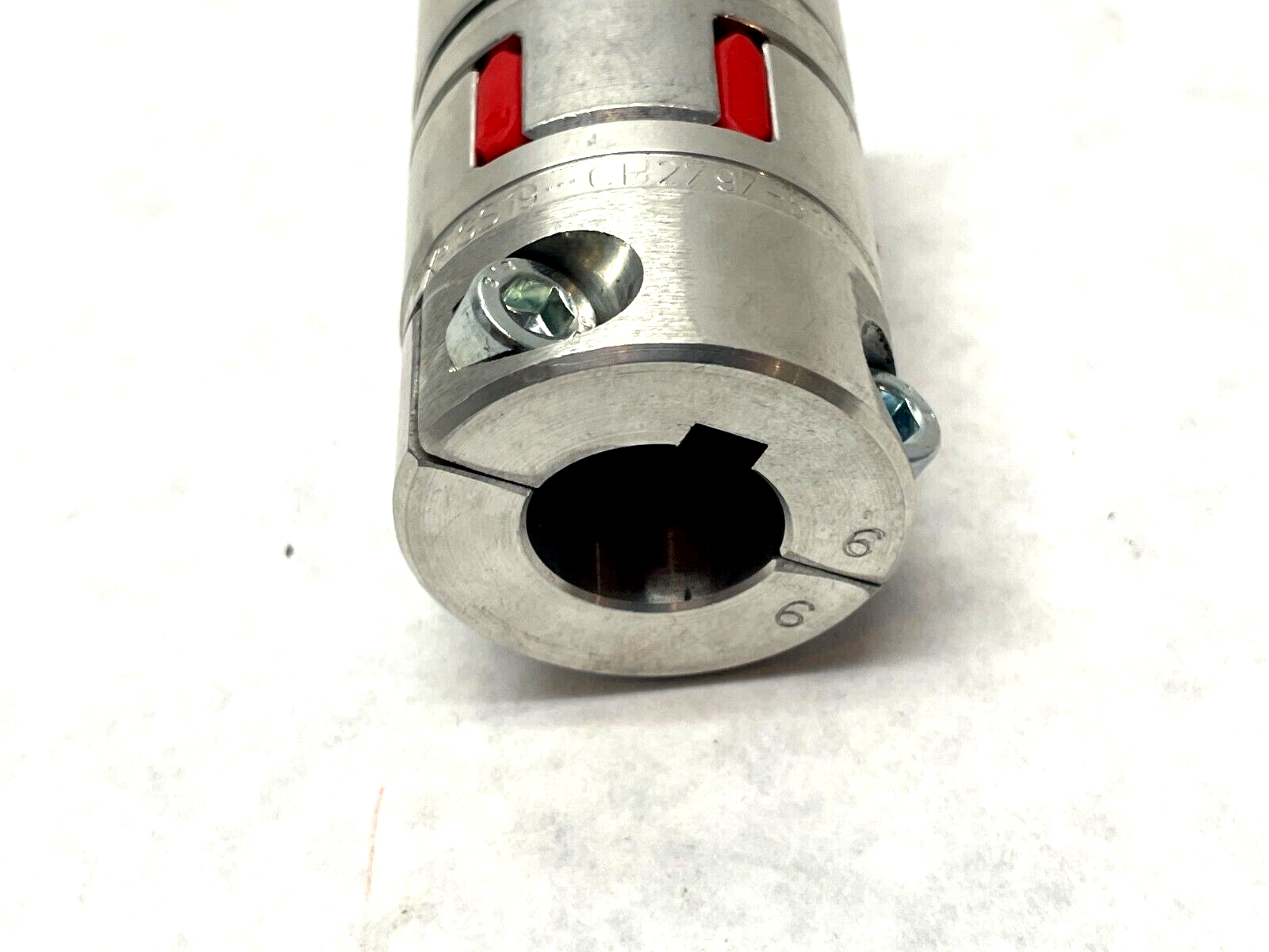 GS19 | KTR Rotex Shaft Coupling 18mm Clamp Keyed Bore Diameter 16mm Bore - Used - Maverick Industrial Sales