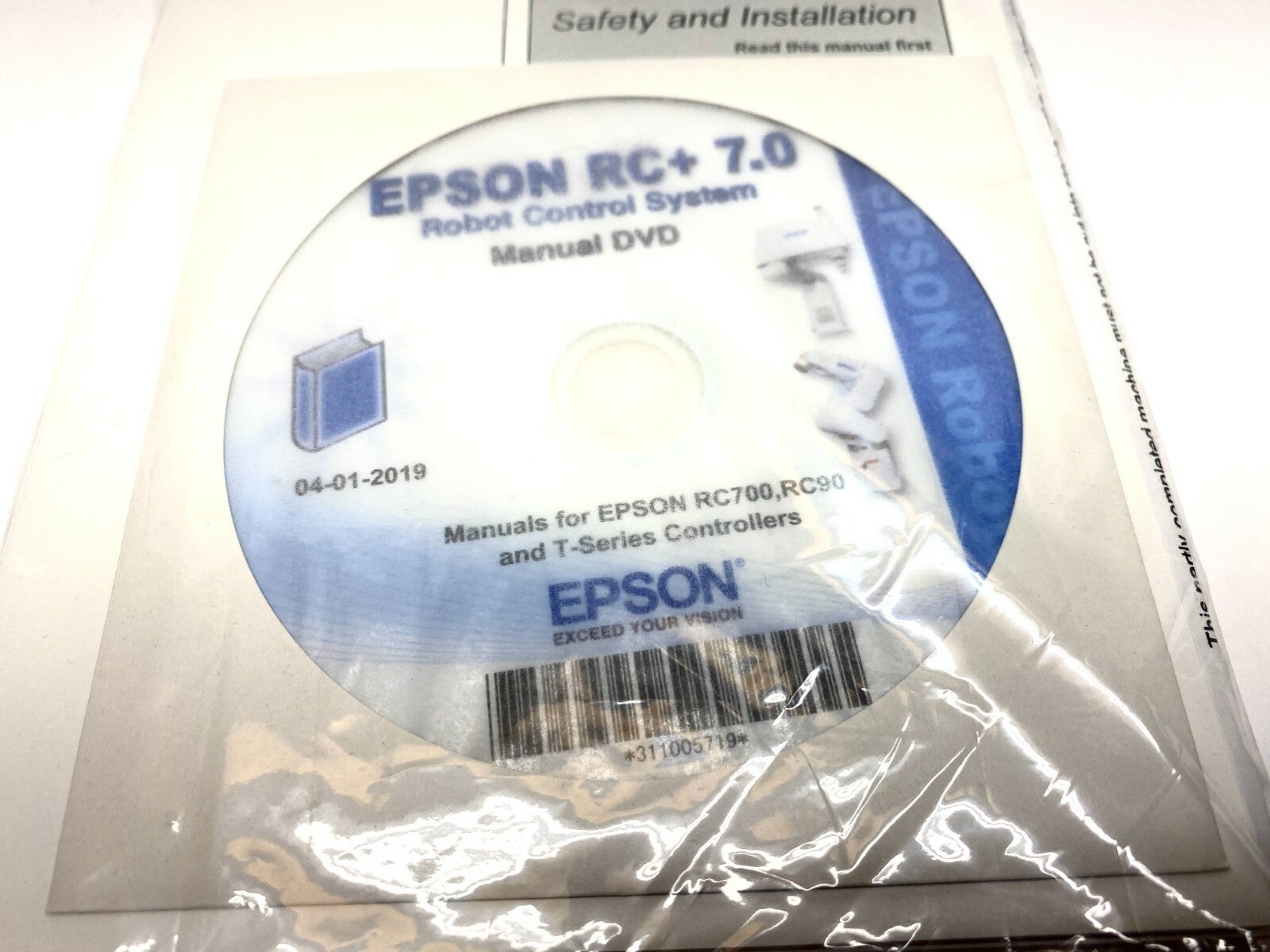 Epson EM198B4054F RC+ 7.0 Robot Control System Manual Safety Installation - Maverick Industrial Sales