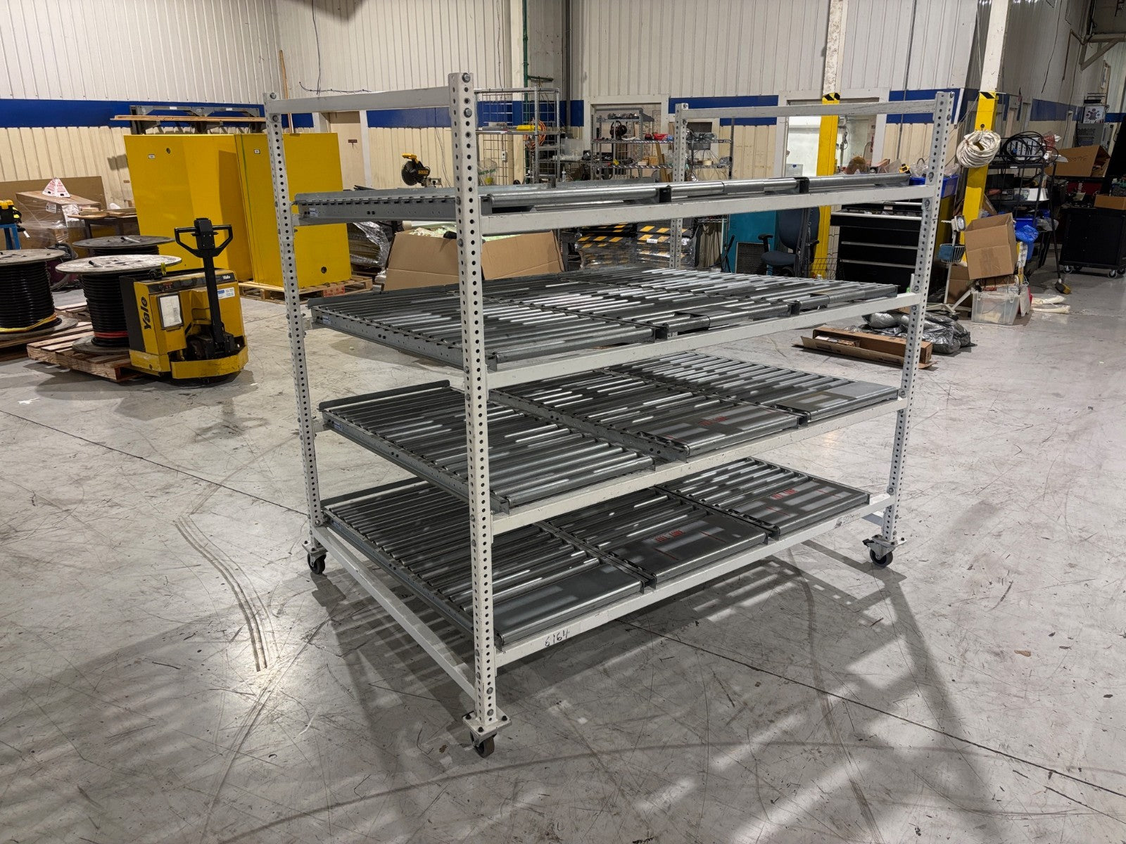 Unex Gravity Conveyor Shelving System, Flow Cell Racking, 82"W x 58"D x 78"H - Maverick Industrial Sales
