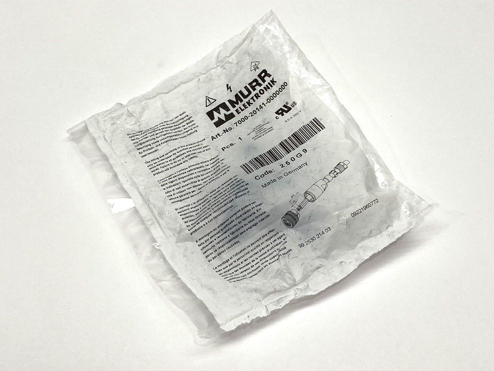 Murrelektronik 7000-20141-0000000 M12 Female Connector - Maverick Industrial Sales