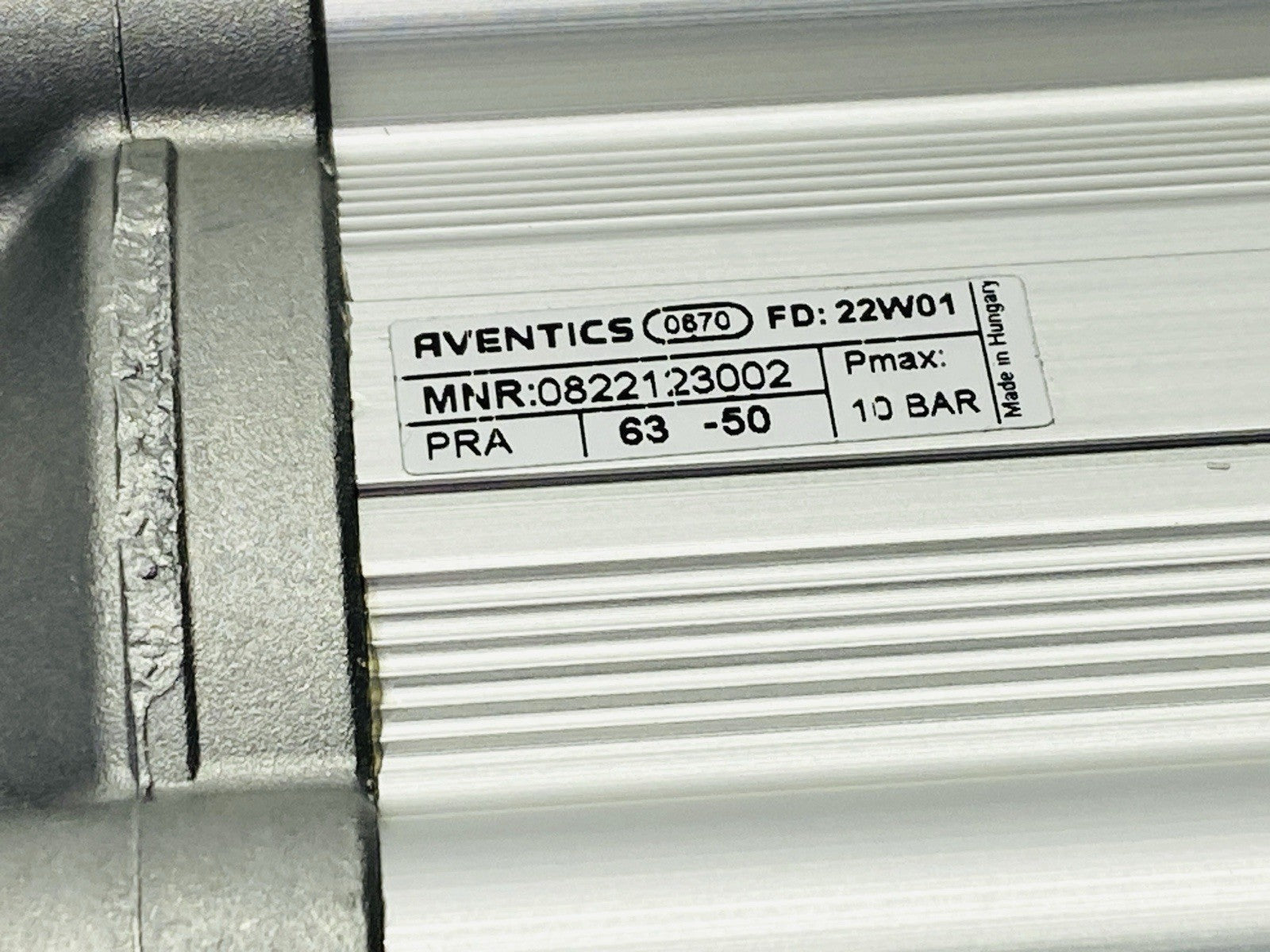Emerson 0822123002 Aventics Profile Pneumatic Cylinder 63mm Bore 50mm Stroke - Maverick Industrial Sales