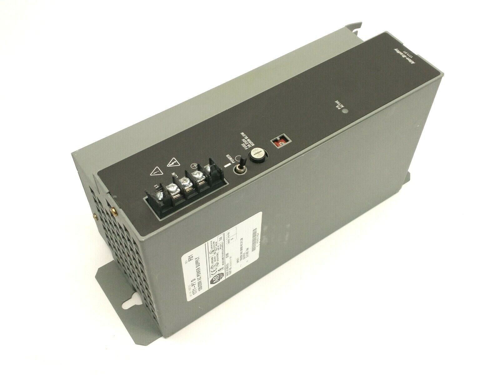 Allen Bradley 1771-P7 Ser D Rev F01 AC Power Supply 120/220VAC In 5VDC 16A Out - Maverick Industrial Sales
