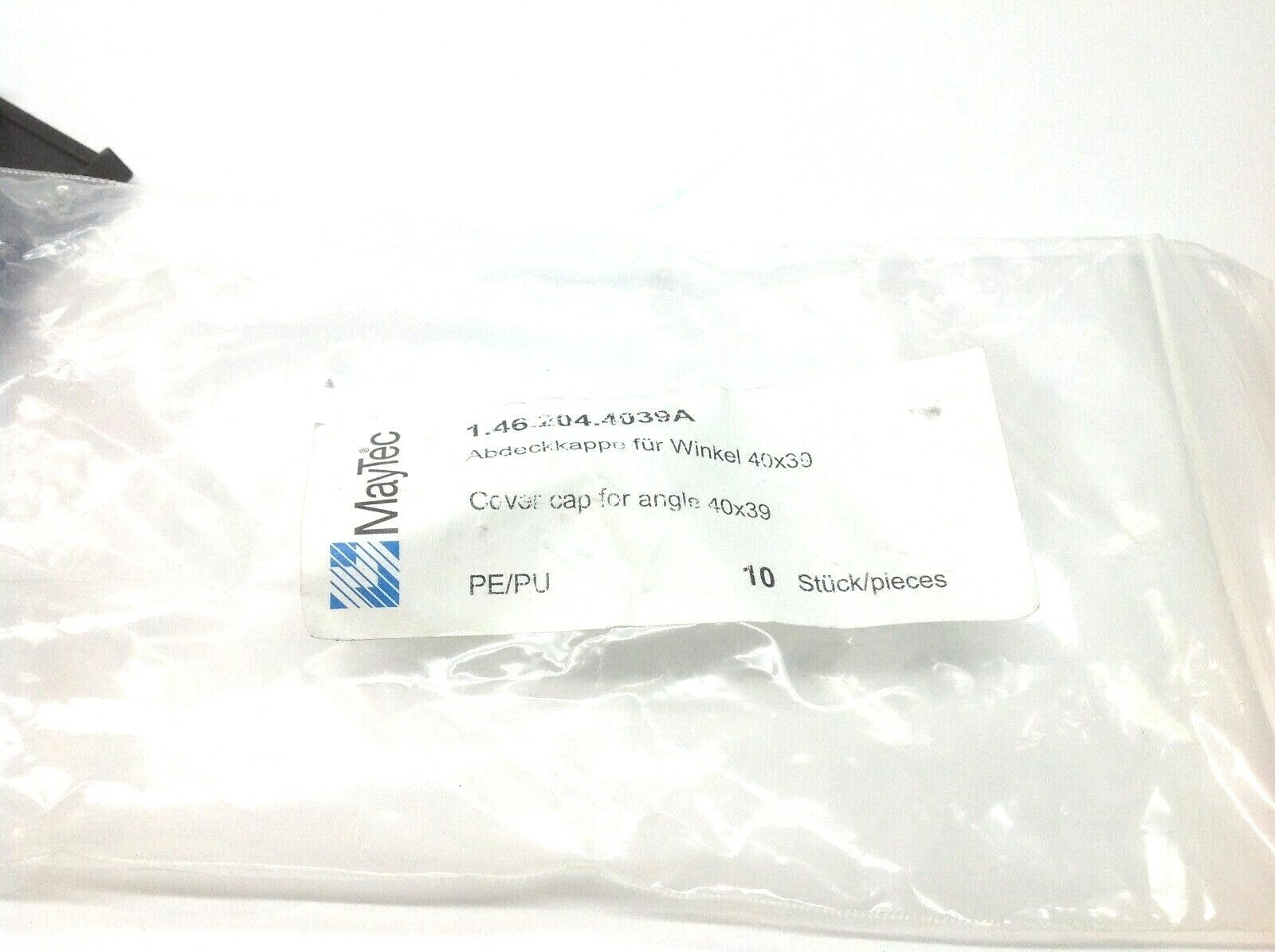 MayTec 1.46.204.4039A Cover Cap for Angle 40X39, BAG of 10 - Maverick Industrial Sales