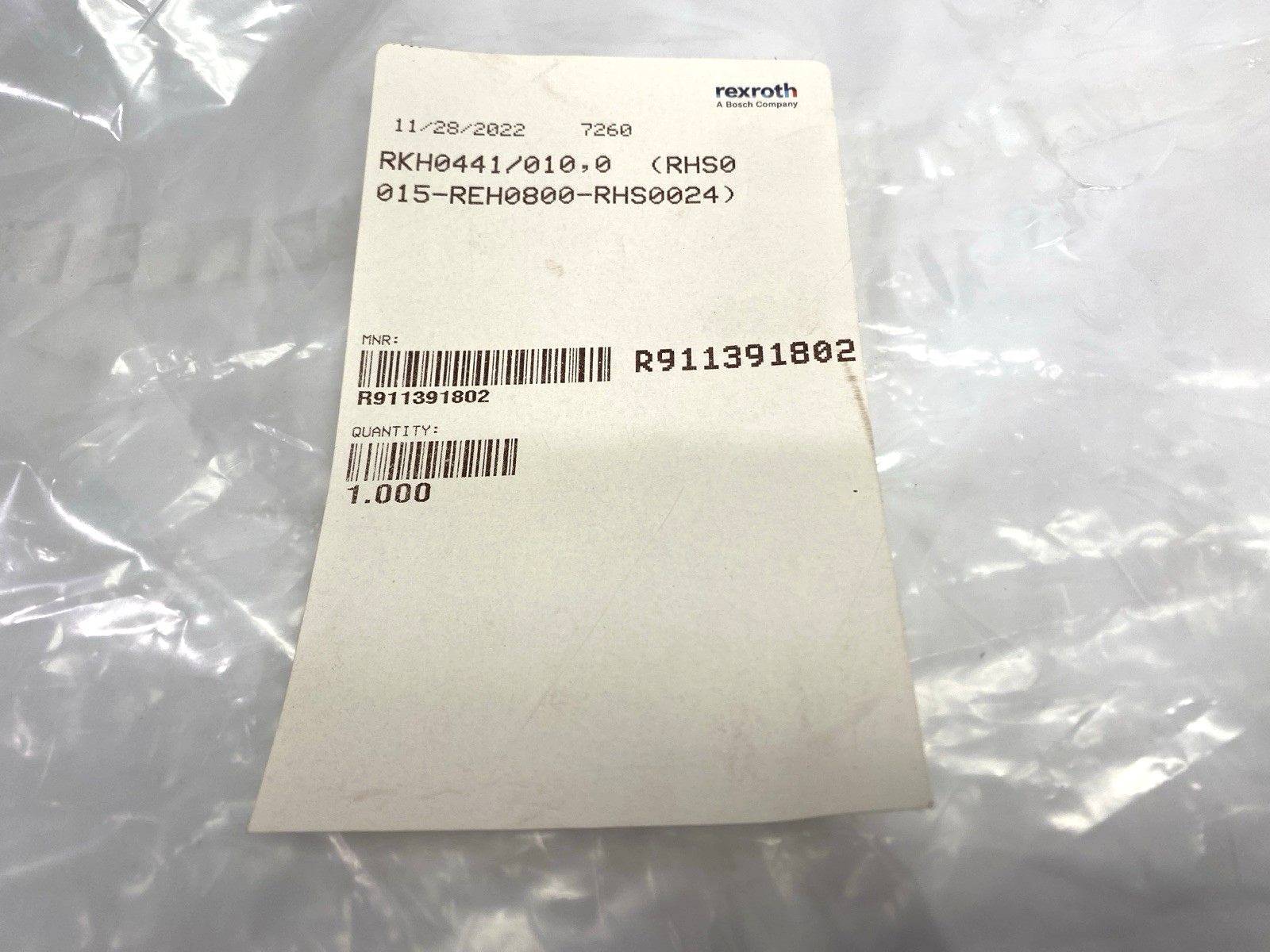 R911391802 | Bosch Rexroth Hybrid Servo Motor Cable 10m RKH0441/010,0 - New Other - Maverick Industrial Sales
